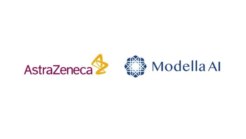 AstraZeneca and Modella AI logos displayed together